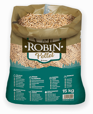 worek pelletu opałowego Robin do kupienia w Nowej Słupi lub sklepie internetowym
